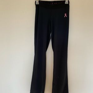 Under Armour Breast cancer awareness spandex yoga style sweatpants